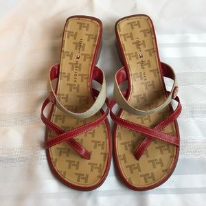 Tommy Hilfiger leather sandal Sz 8.5